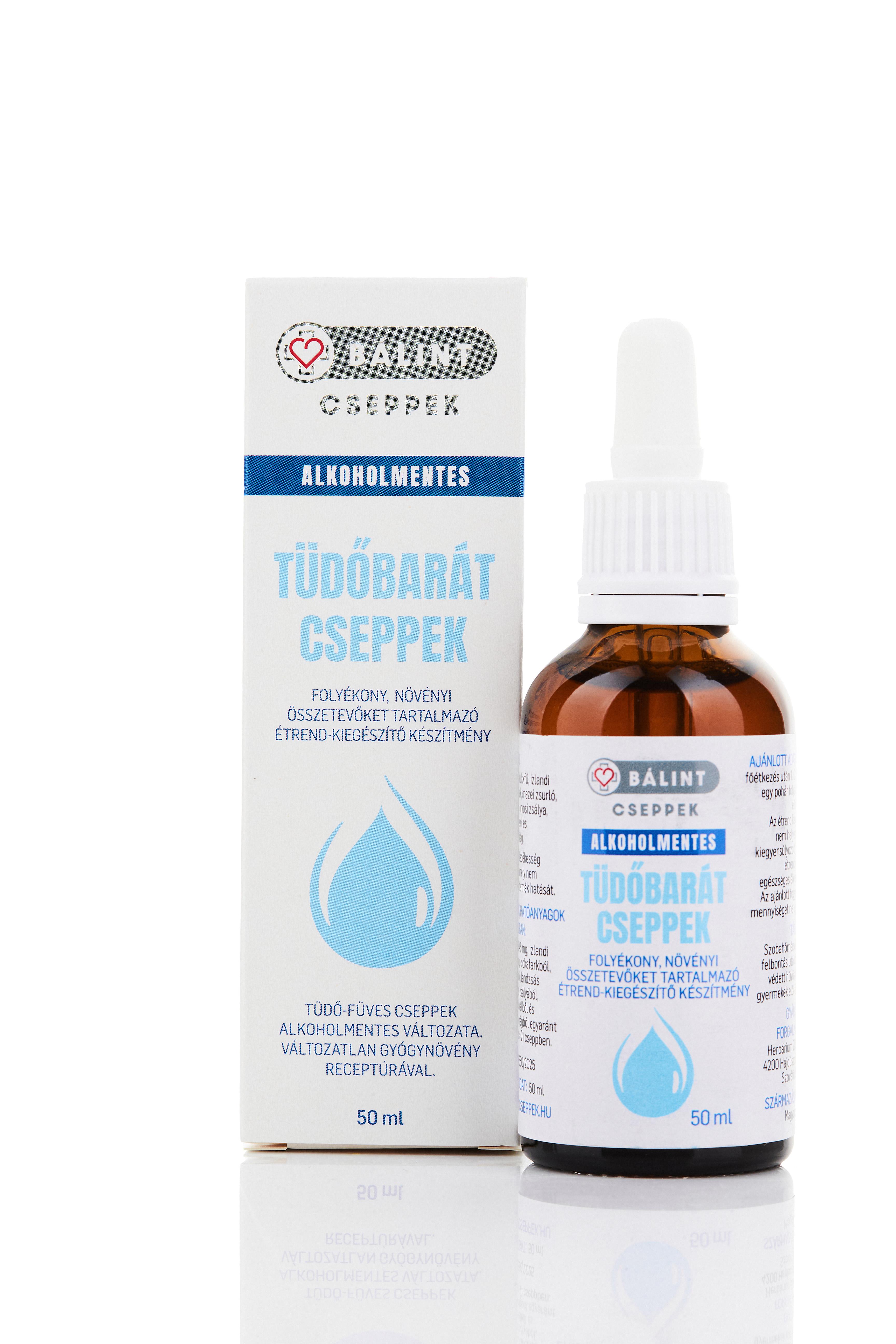 Tüdőbarát alkoholmentes cseppek