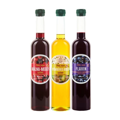 Több mint  szörp MÁLNA-MEGGY GYÜMÖLCSESSZENCIA 500 ml